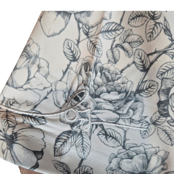 Boston Scott Golf Mens Polo Shirt Size S Black Rose Modern Fit‎ Poly Spandex - Picture 5 of 6